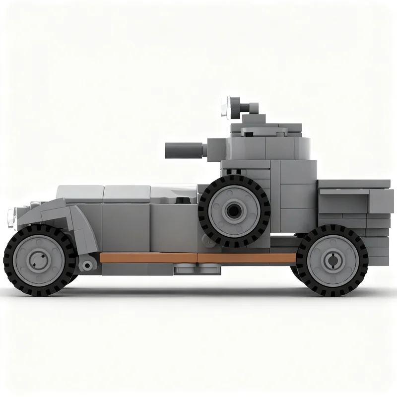 188pcs MOC Xtra Rolls Royce Armored Car Model Christmas Gift Creative Home Decor Desk Display Shelf Accent DIY