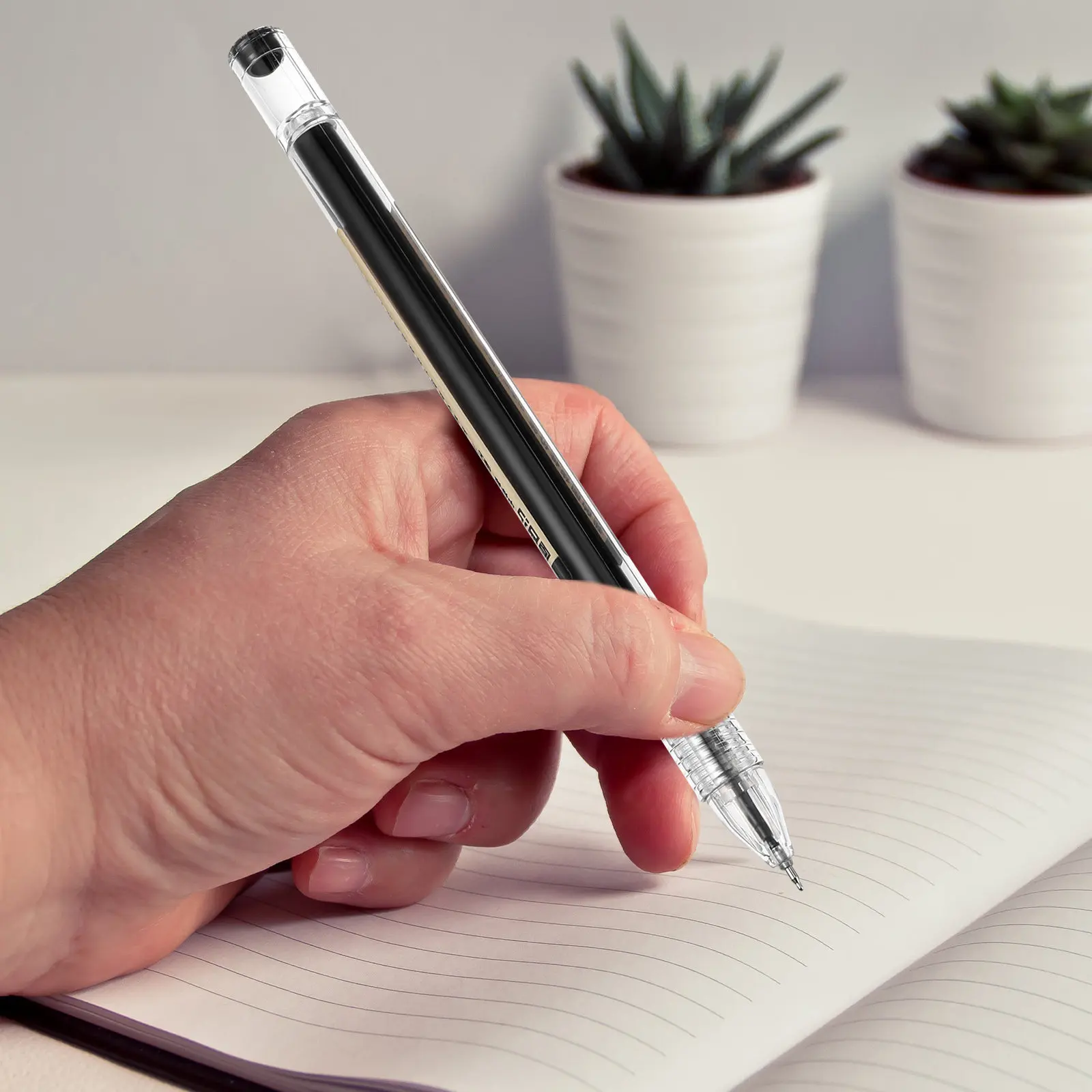 

Набор из 12 нейтральных гелевых ручек: легкие, удобные, среднего размера, для студентов, школы, офиса и домашнего использования