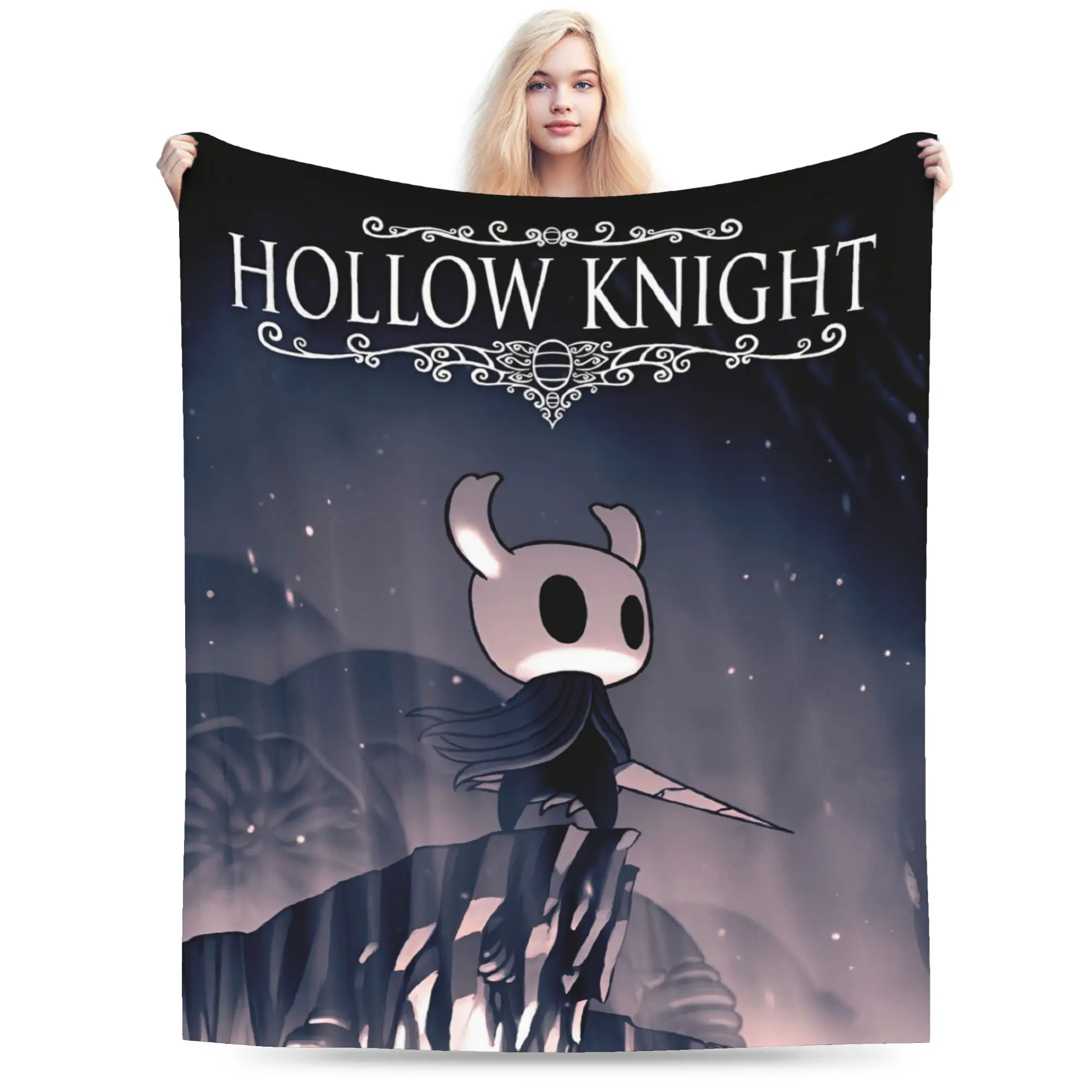 Hollow Knight Funny Games Blanket Super Soft Cozy  Throw Blankets for Bed 50x60 Inch Multi-size Plush Thin Quilt