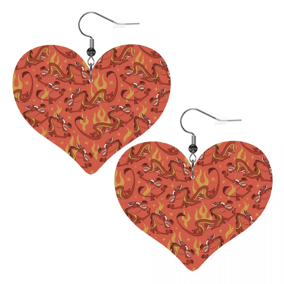 

Кожаные серьги-капли в стиле принцессы Мулан, модные украшения для женщин, аксессуары на День святого Валентина