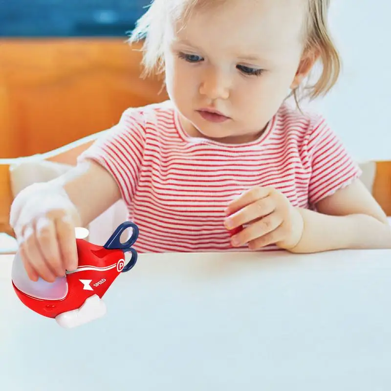 Papelaria de aeronaves para meninos e meninas, papelaria portátil, inclui anel de lápis, caneta pequena tesoura, 6 em 1