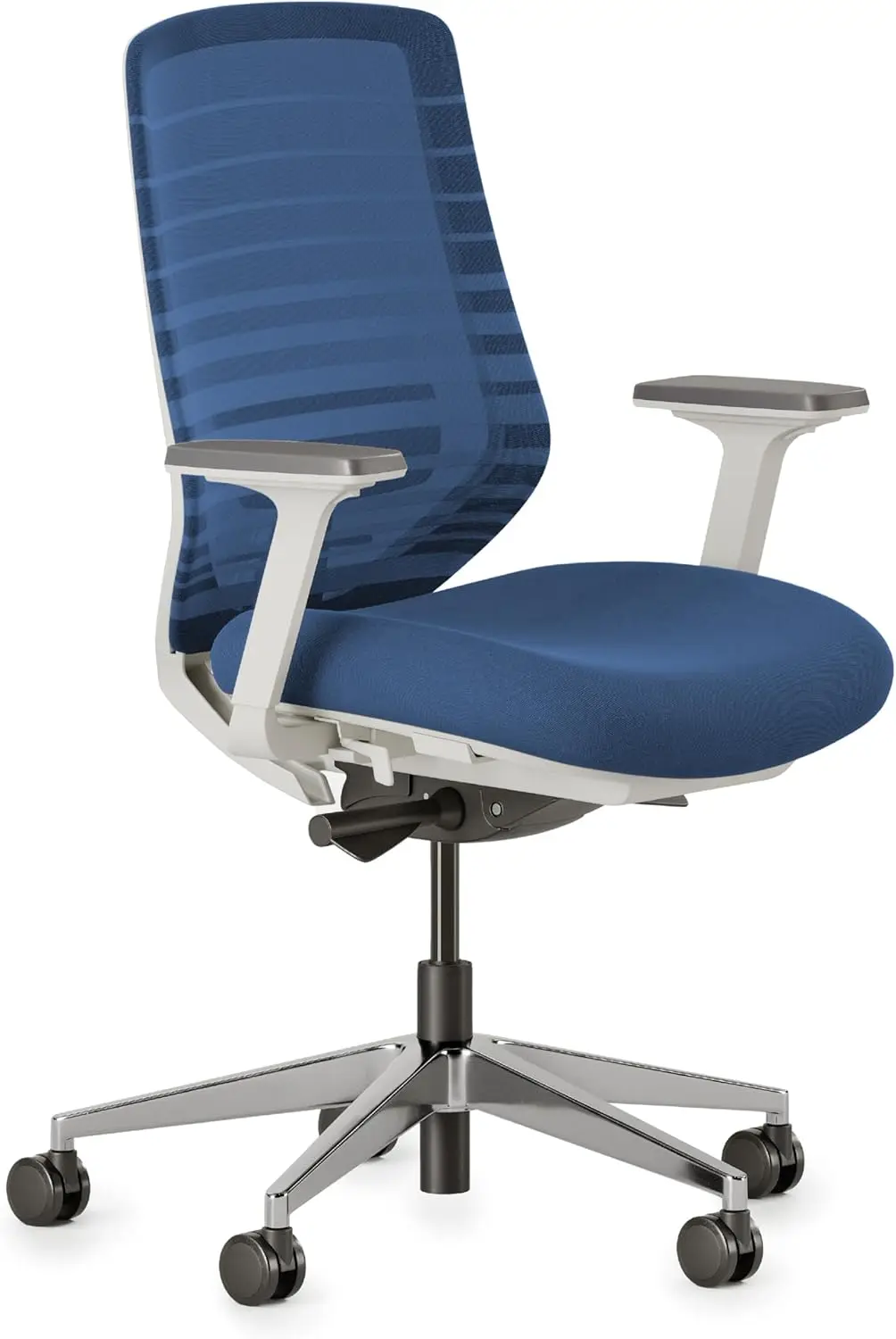 Branch Ergonomic Chair - A Versatile Desk Chair with Adjustable Lumbar Support, Breathable Mesh Backrest, and Smooth Wheels - Ex