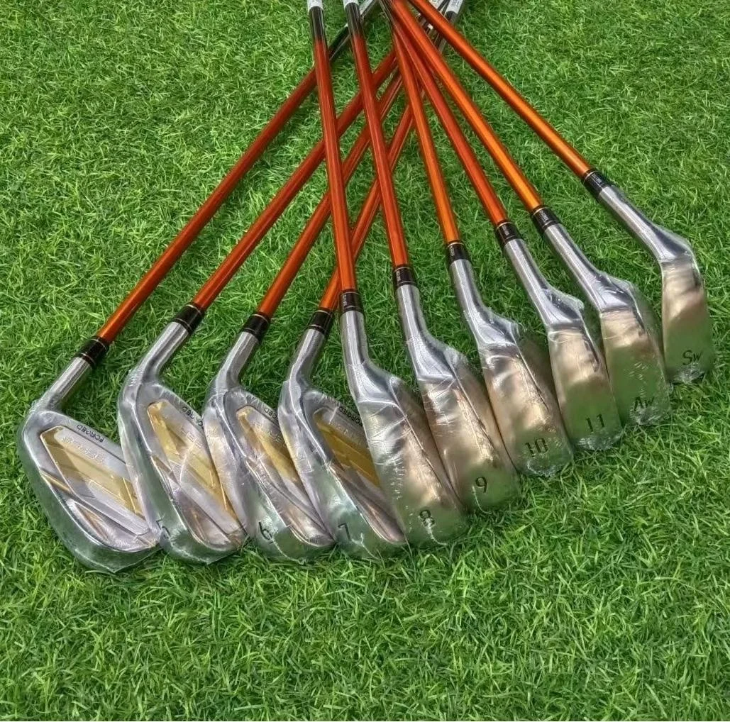 TPNL golf New Mens Golf  Irons 09 Set 4-11 A S 10 pcs 4Star  Clubs Irons R/SR/S Flex Graphite/steel  Shaft and Headcover