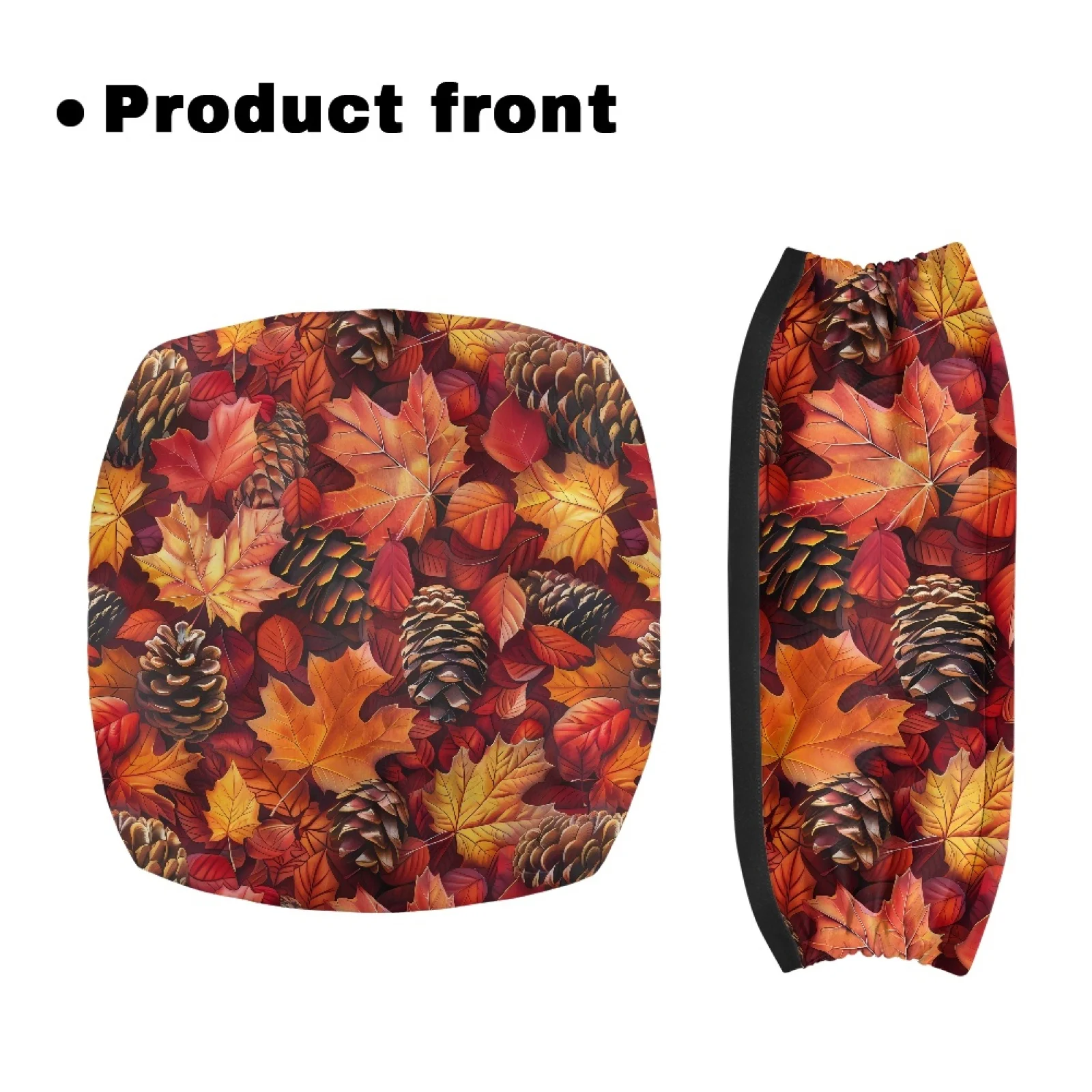 Coloranimal Autumn Maple Leaf Pack of 2 Rollator Decorations for The Elderly Rollator Seat Back Cover New Trend