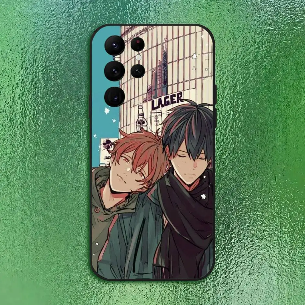 G-GIVEN أنيمي الحب قضية الهاتف لسامسونج S سلسلة s21 s22 s23 s24 s25 FE زائد الكلاسيكية تنوعا الأسود لينة قذيفة