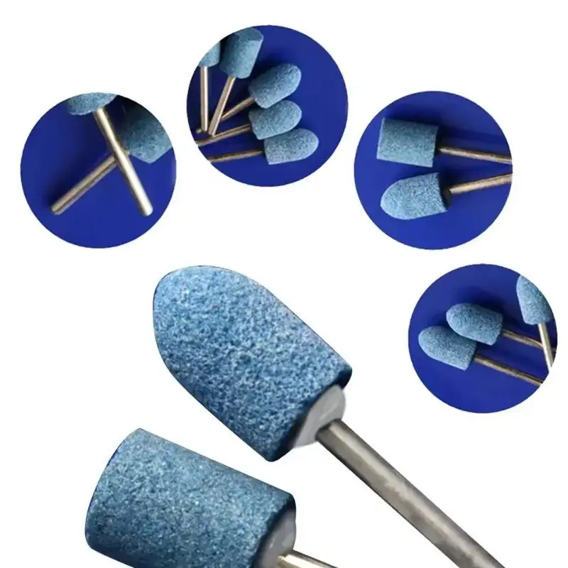 10pcs Polishing Head Wheel Head Abrasive Mounted For Rotary Power Tools Electric Grinding Stone Wheel Accessories-New