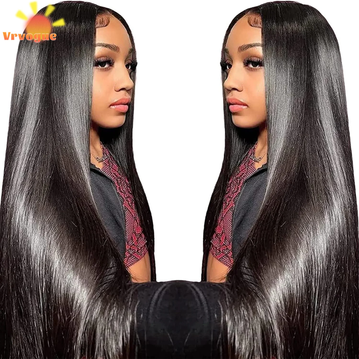 

Straight Lace Front Wigs 13x6 HD Transparent Lace Frontal Wig Pre Plucked Remy 13x4 Brazilian Straight Human Hair Wigs For Women