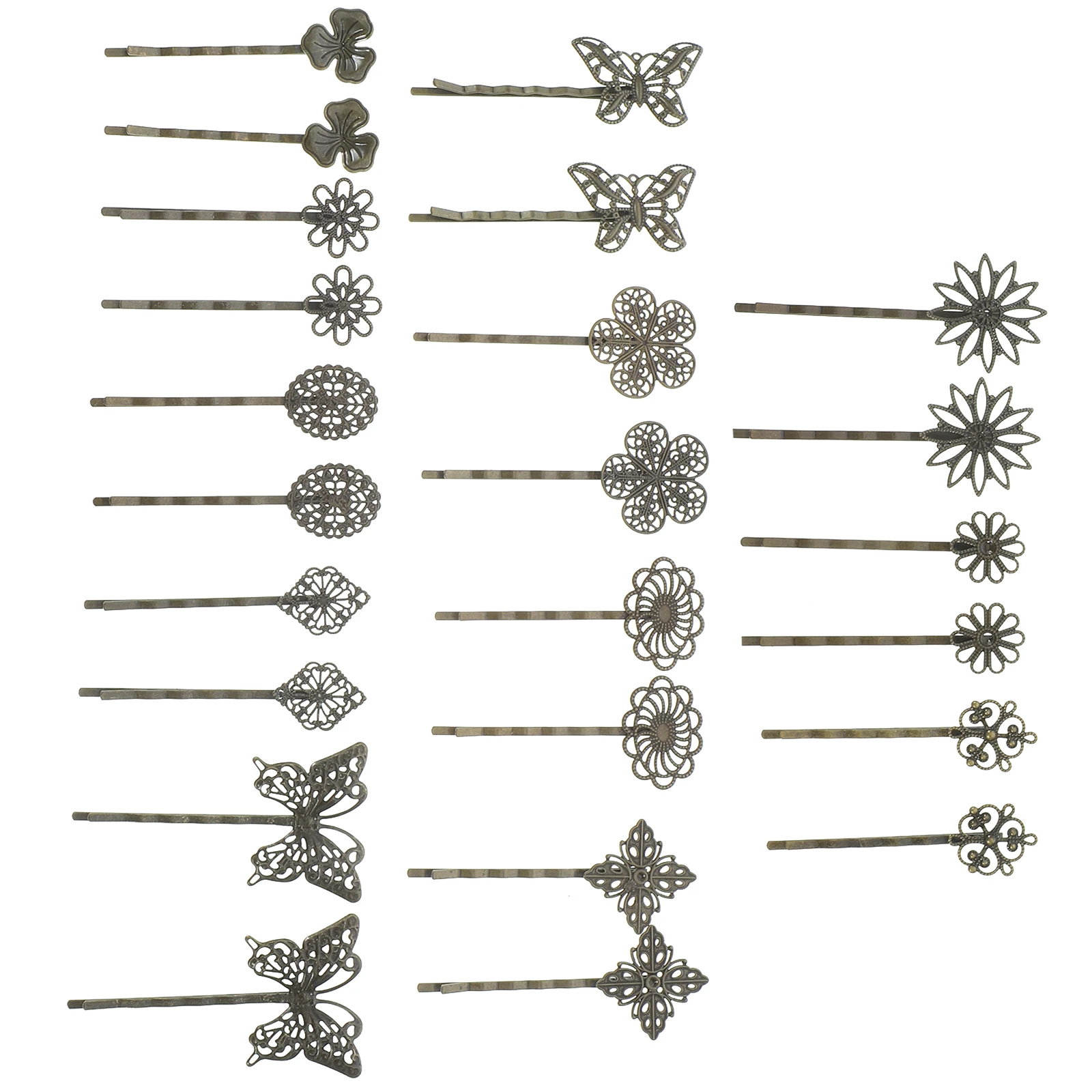 

24 шт. заколка для волос женская Бобби винтажная заколка для волос аксессуары ретро квадратные украшения для волос невесты элегантный дизайн