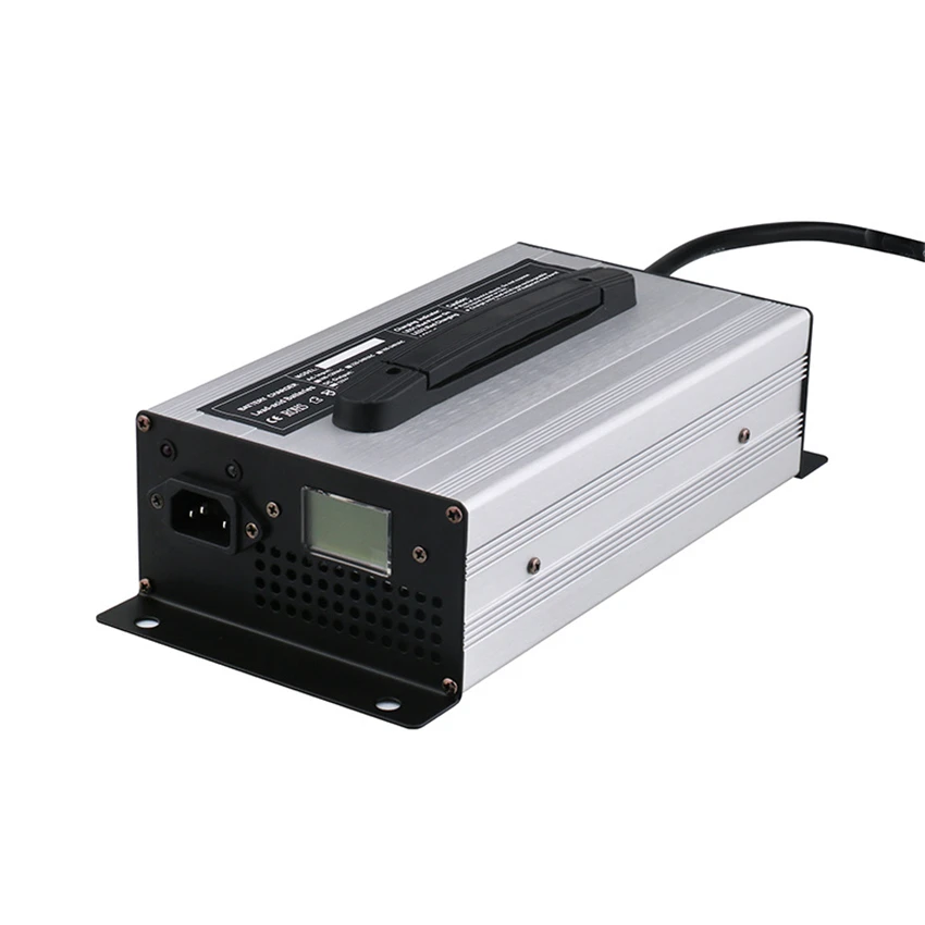 58.4V 20A Lithium Iron Phosphate Charger 1200W Four-wheel Intelligent Multi-stage Charger 110V/220V AC