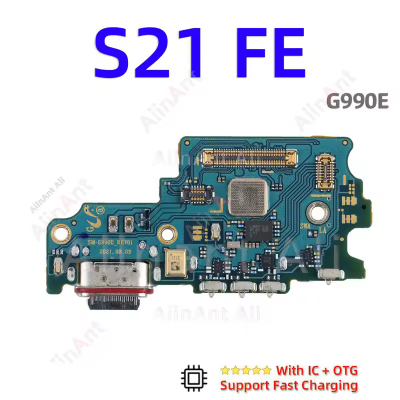 AiinAnt Dock USB Charger Board Connector Charging Port Flex Cable For Samsung Galaxy S21 Ultra Plus FE S21+ G998B G996U G991B - Image 8