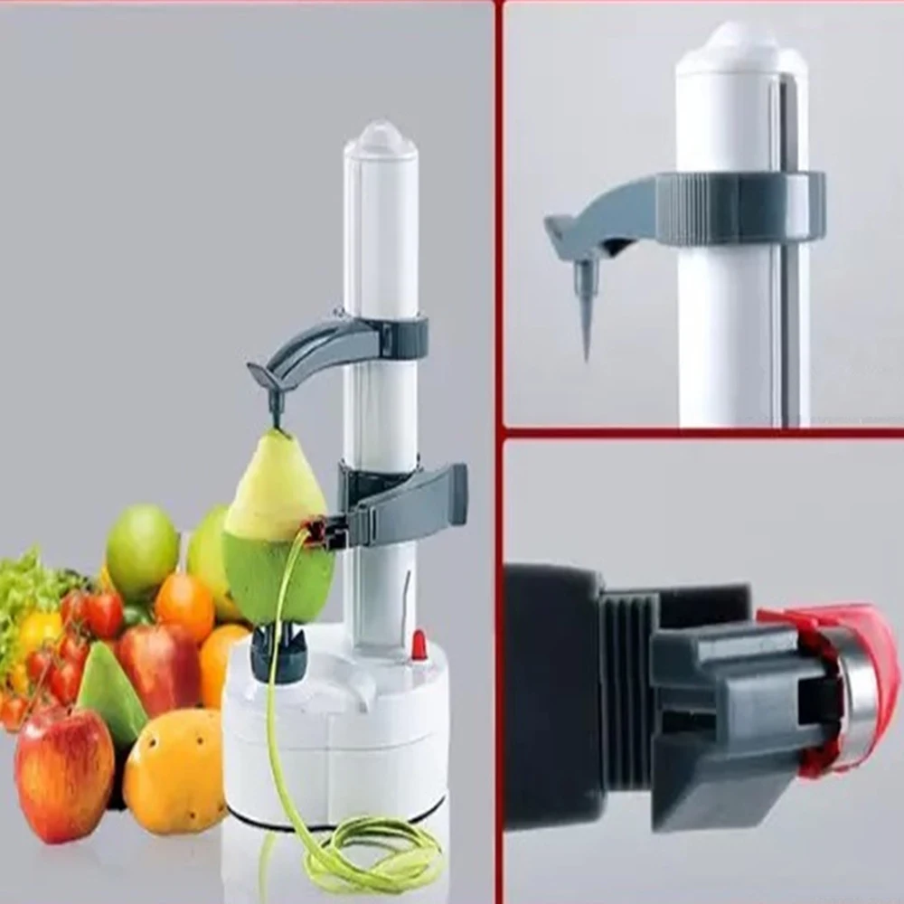 Pelapatate elettrico pelapatate rotante automatico pelapatate pelapatate automatico frutta verdura cucina strumento Peeling