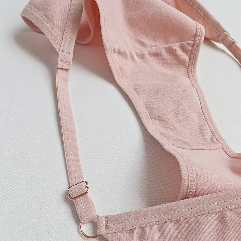 3Pcs/Set Women Cotton Panties Adjustable Metal Thin Strap Briefs Ladies Sexy Lingerie Minimal Bikini Solid Color Underwear S-XL image 5
