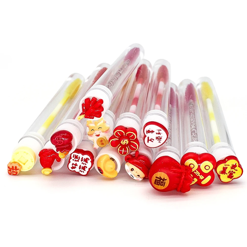 10/50pcs Riutilizzabile Capodanno Spazzola Per Ciglia Tubo Falso Mascara Bacchette a prova di Polvere Pennello Per Sopracciglia Contenitore Estensione Delle Ciglia Strumento di Trucco