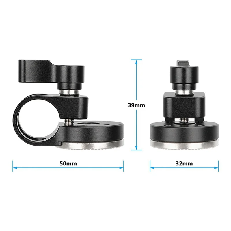 Morsetto per asta per fotocamera CABE con rosetta stile ARRI M6 Morsetto per asta per sistema da studio da 19 mm per una maggiore stabilità e precisione della fotocamera B