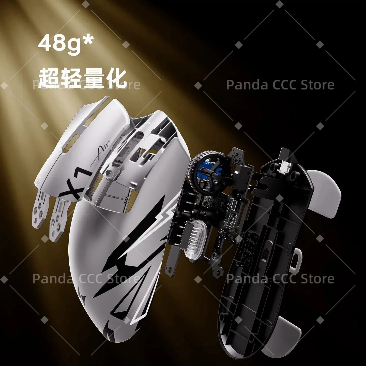 Original ATK X1 Air Master+ Mouse Wireless Bluetooth Nordic54 48g Lightweight MASTER 8K  PAW3955 Gamer Accessories Gaming Mouses