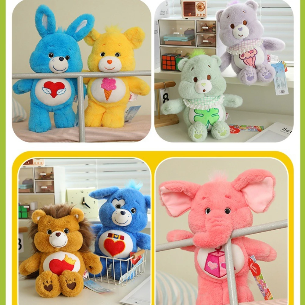 

Плюшевые игрушки Care Bears: Мягкие игрушки-медведи и кролики, декор для дома, плюшевые куклы-медведи