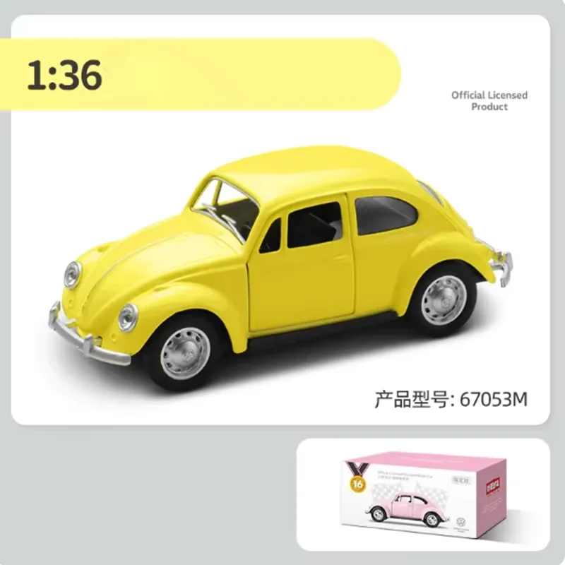 CCA 1:36スケール 1967年 クラシック合金製シミュレーションカーモデル 静態コレクション 装飾 ホリデーギフト おもちゃ クラシックお土産ギフト