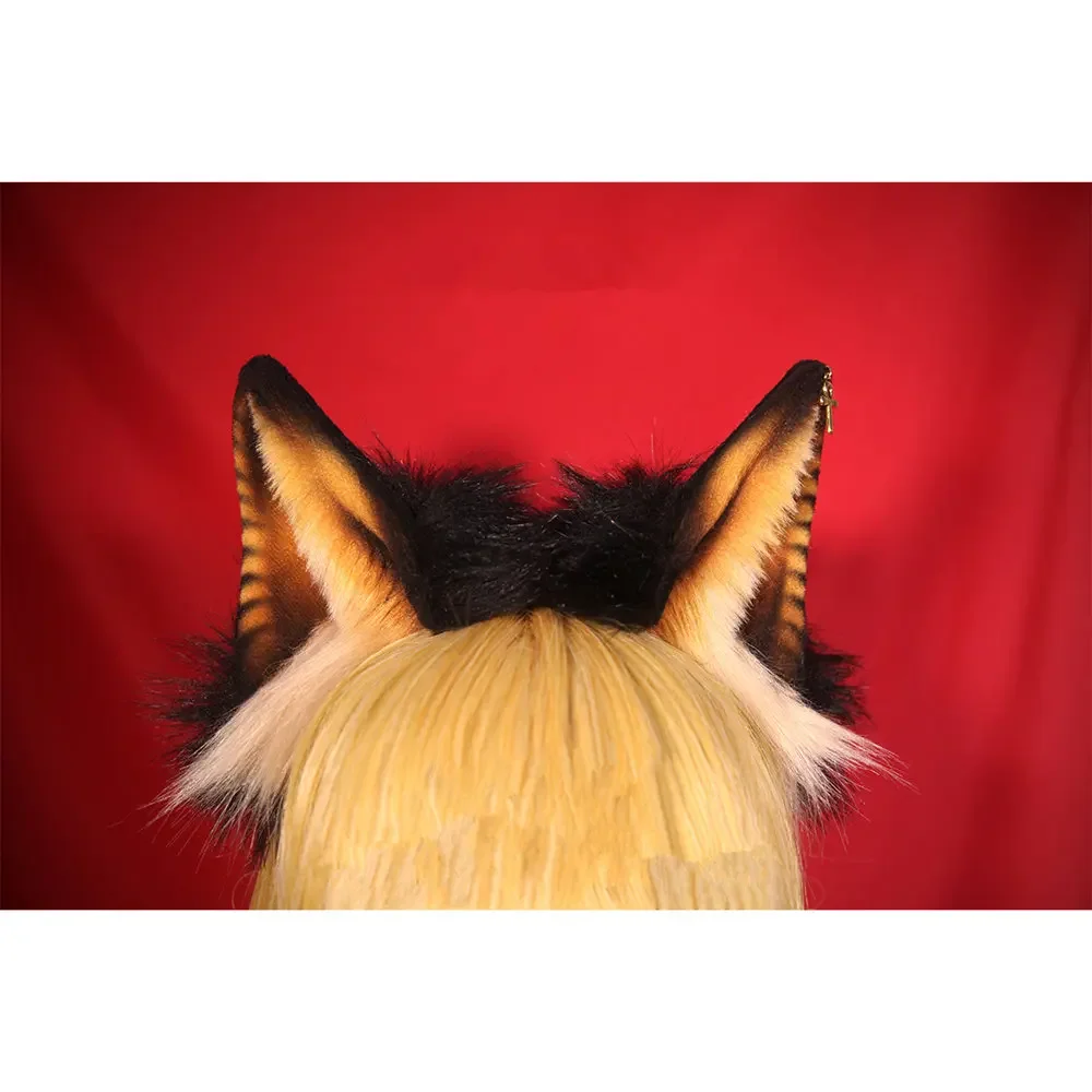 Lovely Original Animal Ear Egyptian Anubis Bastet Cat Ear Wolf Ear Headdress Halloween Cosplay Party Props Gifts Girl's Hairpins