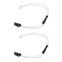 2 Pcs 3D Printer Hotend Ceramic Heater 24V 80W High Temperature Proof Ceramic Heater for QIDI X-Plus3 Smart3 Maximum3 Q1 Pro