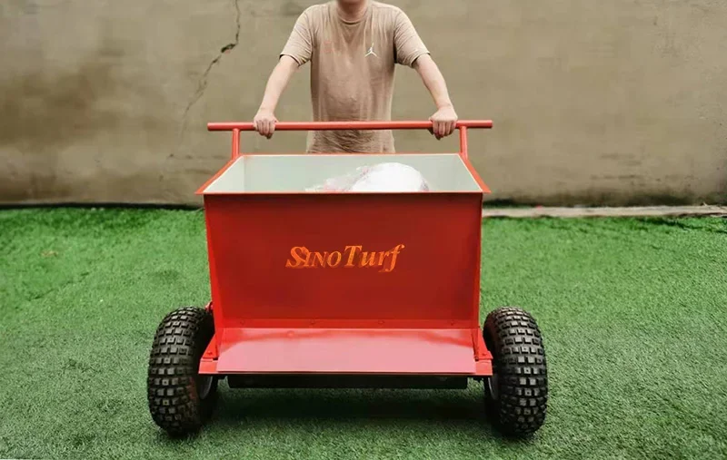 

Small Sports Artificial Lawn Sand Filling Equipment Sand Spreading Machine Stadium Gym For Football Grass Construction