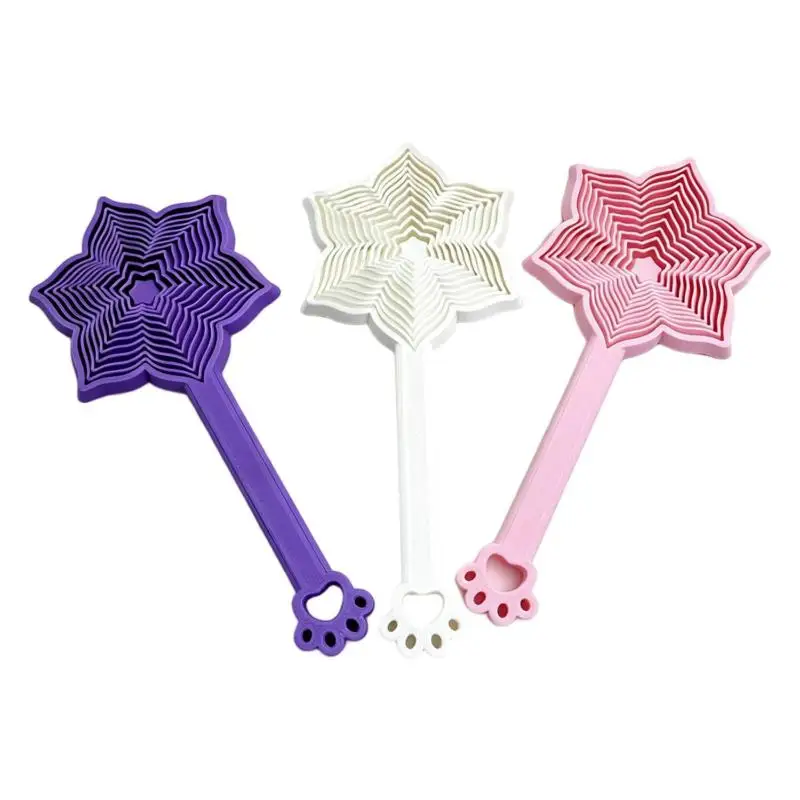 3D Printed Radish Tower Fidget Toy Visual Illusion Flower Whirling Spiral Toys Handheld Stress Relief Toy For Kids Adults