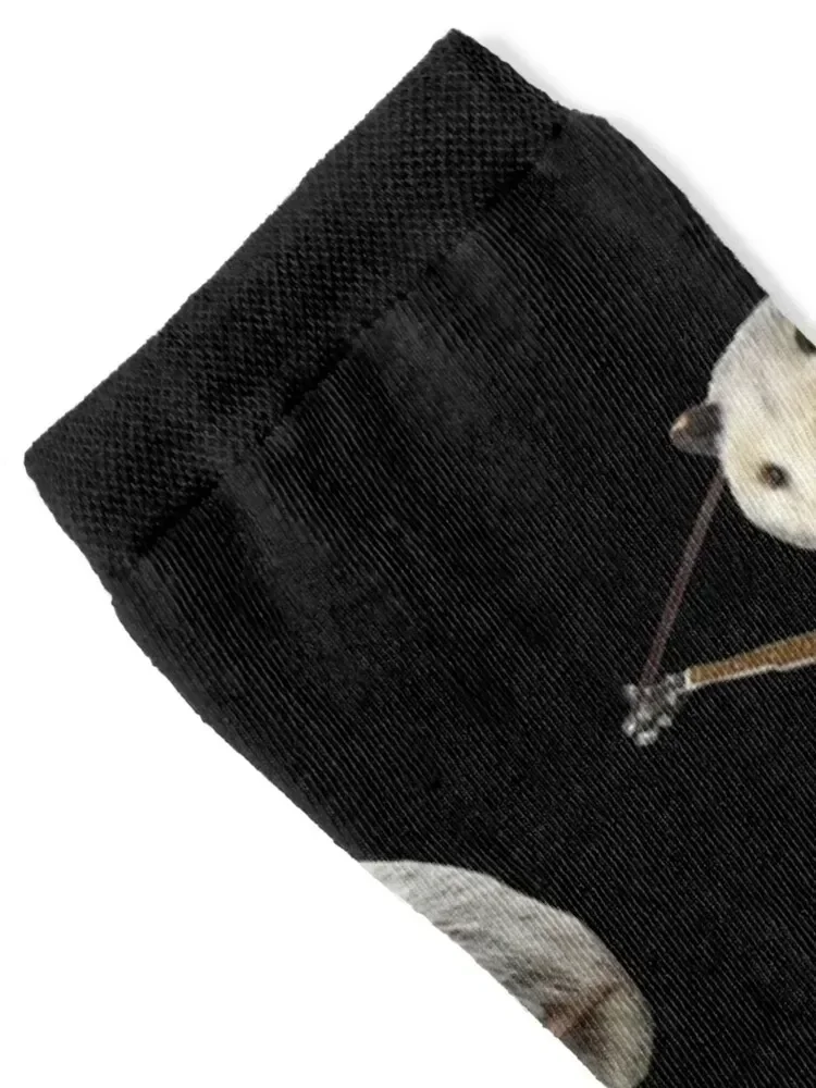 Opossum Playing Banjo Socks new in's hiphop Socks Girl Men's