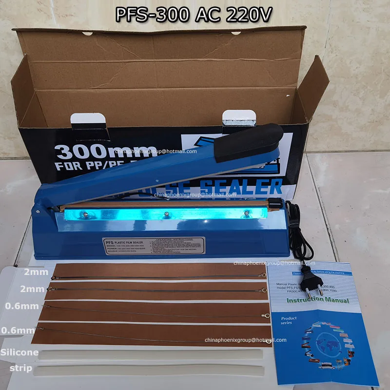 

Impulse Heat Sealer Manual Bags Sealer Sealing Machine Heating Closer For Film,Home Food Storage With Extra Replace Element Grip