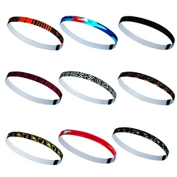 1pc Sweatband Sports Headband Silicone Anti-slip Gym Fitness Workout Sweatband Women Men Outdoor Sports Running Tennis Headwrap