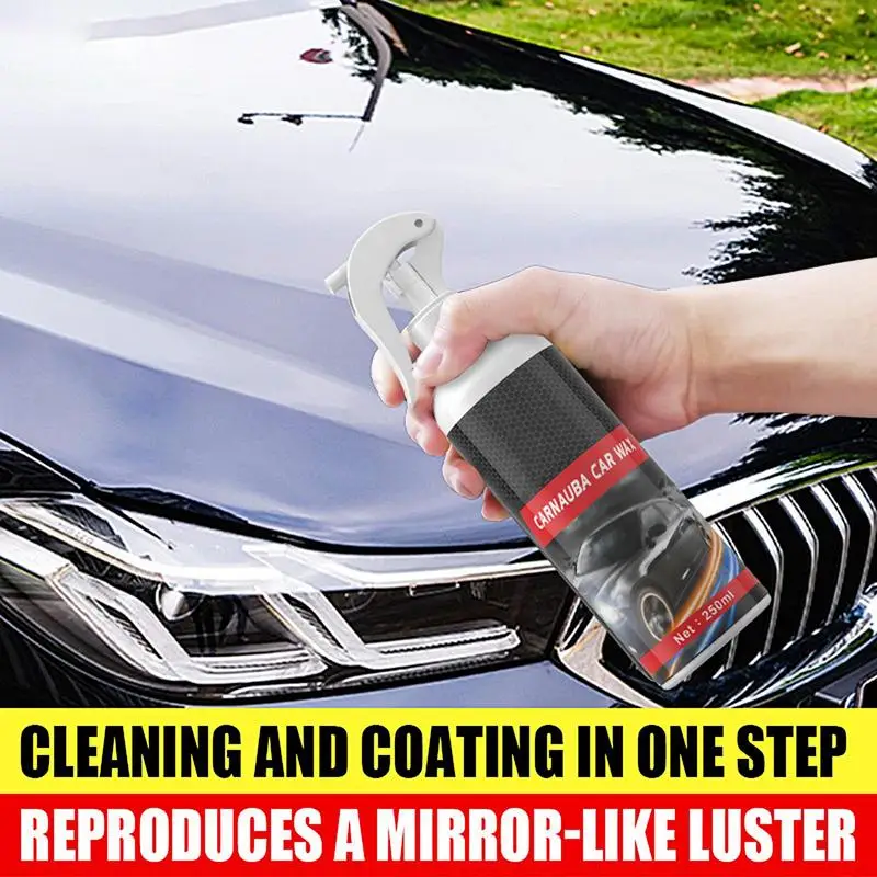 

Car Coating Agent 250ml Spray Coating Agent High Protection Quick Coating Spray Effective Car Wax Ceramic Coating Car Repairing