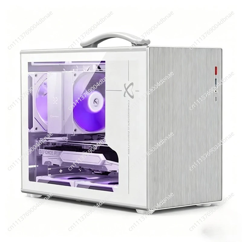 Suitable for Vertical M1 Chassis Black and White MATX Portable Simple Desktop Host MINI Desktop ITX Mesh Cooling