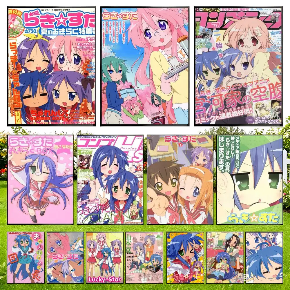Lucky Star Vinyl Pattern Simple Care Easy To Apply Loft Clean Removal Poster