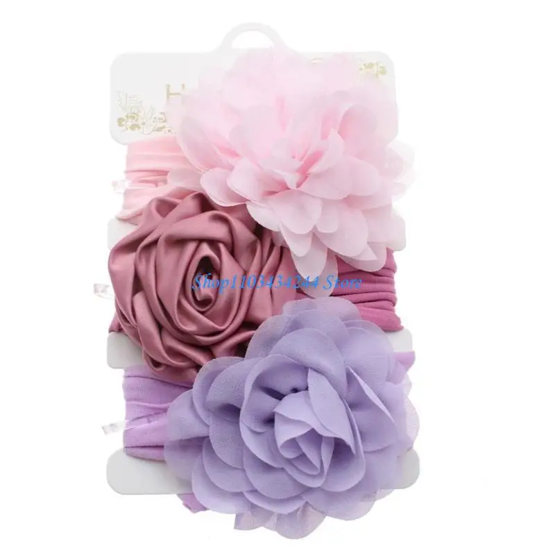 

Baby Floral Hair Bands Hairbands Head Wraps Hair Accessories Baby Flower Pattern Headband Decorative Elastic Headwear