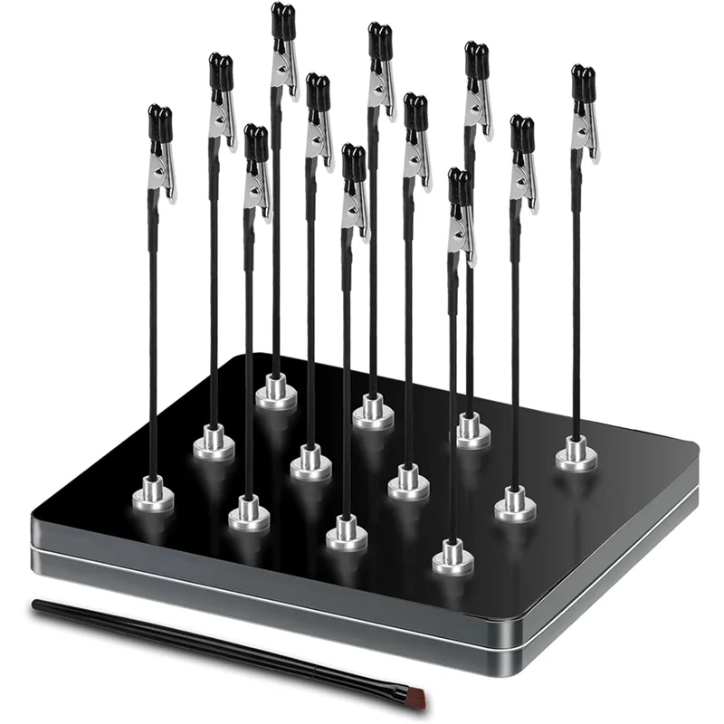 

GTBL Helping Hands — гибкий инструмент-держатель в форме крокодила для пайки, моделирования и работы с печатными платами. (Черный) А