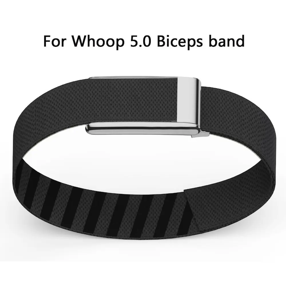 

Adjustable Elastic Bicep Band Replacement Breathable Nylon Sport Band Sweat Resistant Knitted for Whoop 5.0 One/Peak/Life(MG)
