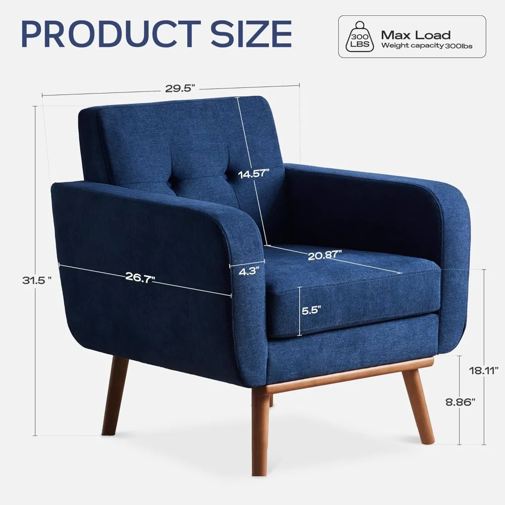 مجموعة غرفة المعيشة، مجموعات أثاث غرفة المعيشة معنقدة بأزرار، مجموعة أريكة حديثة منجدة بإطار صلب، طقم أريكة بمقعد عميق #3