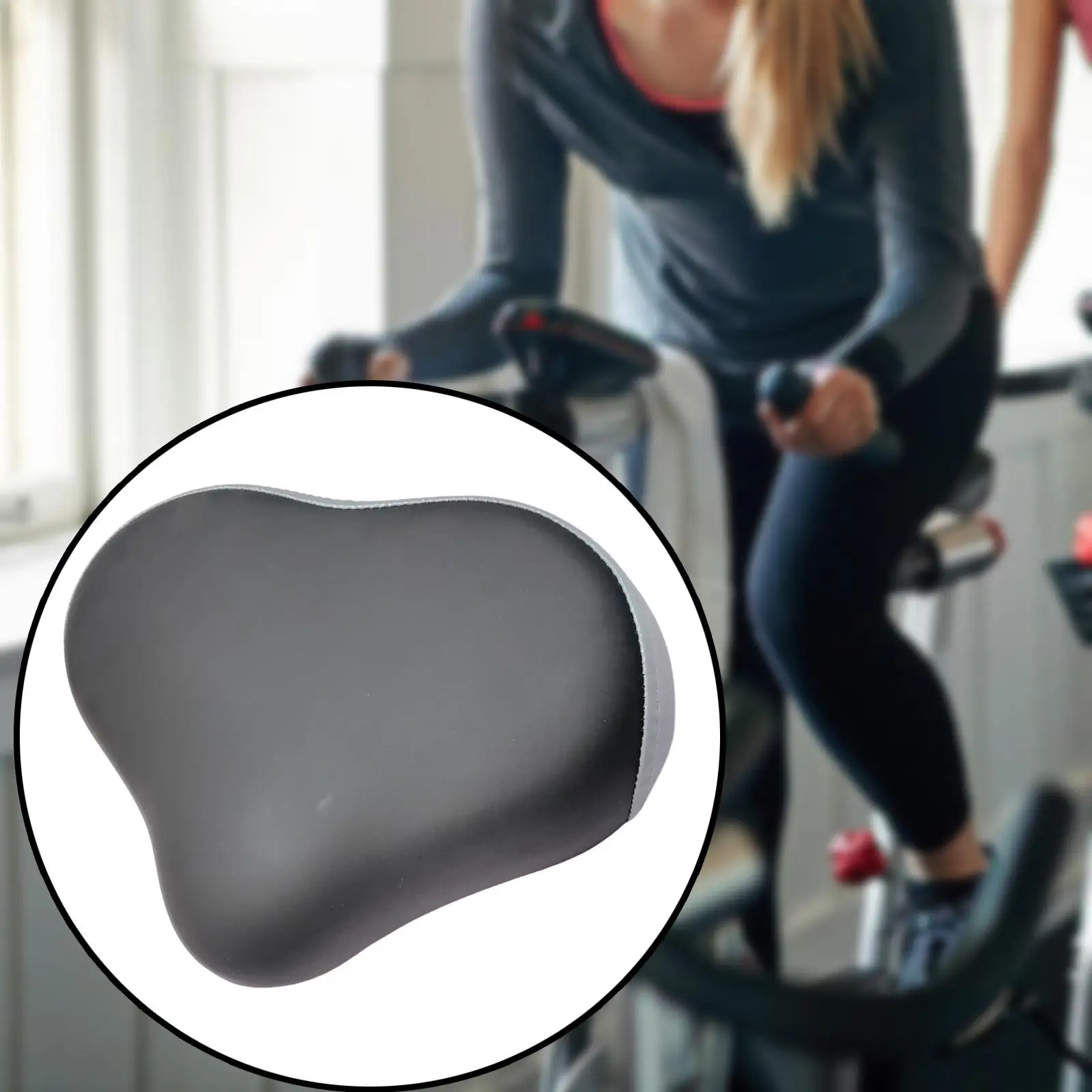 

Soft Wide Bicycle Saddle Waterproof Replacement Seat Cushion Comfortable Bike Accessory for Fitness