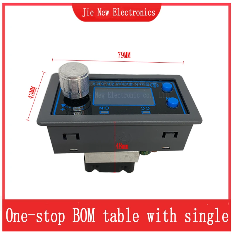 ZK-5KX DC DC Buck Boost Converter CC CV 0.6-36V 5A 5V 6V 12V 24V 80W Power Module Adjustable Regulated laboratory power supply