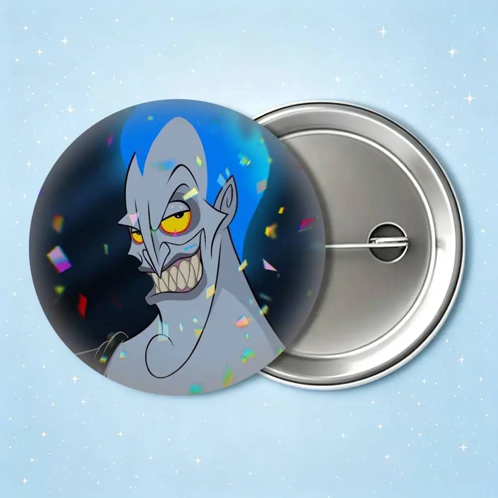 Action Game H-Hades 25mm 32mm 44mm 58mm 75mm Brooches Badges Pins for Accessories Gift