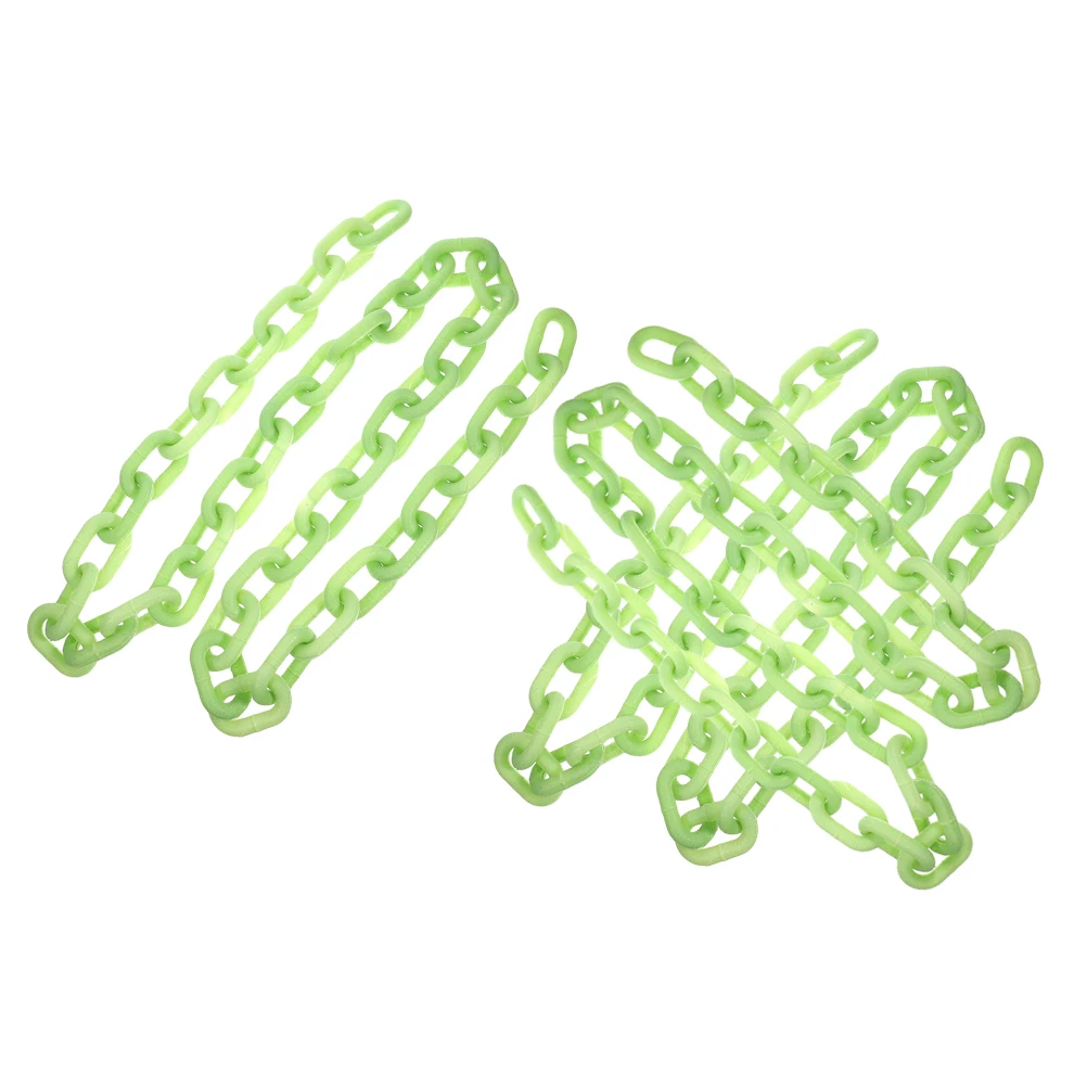 

Glowing Plastic Halloween Decorative Costume Party Supplies Luminous For Haunted House Prank Halloween Glowing Chain Fake