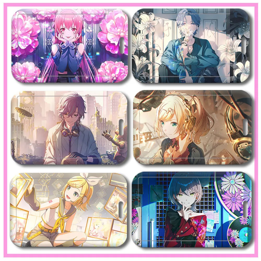 

Project Sekai Kusanagi Nene Hinomori Shiho Protector Anime Cover Student Meal Badge ID Card Holder