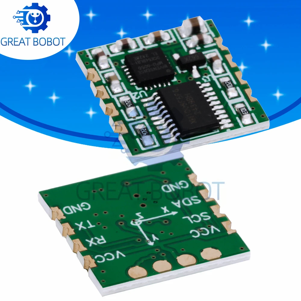 1PC 6 Axis MPU6050 Module Gyroscope DMP Engine Kalman Filter Accelerometer STM32 Inclinometer Balancing vehicle module