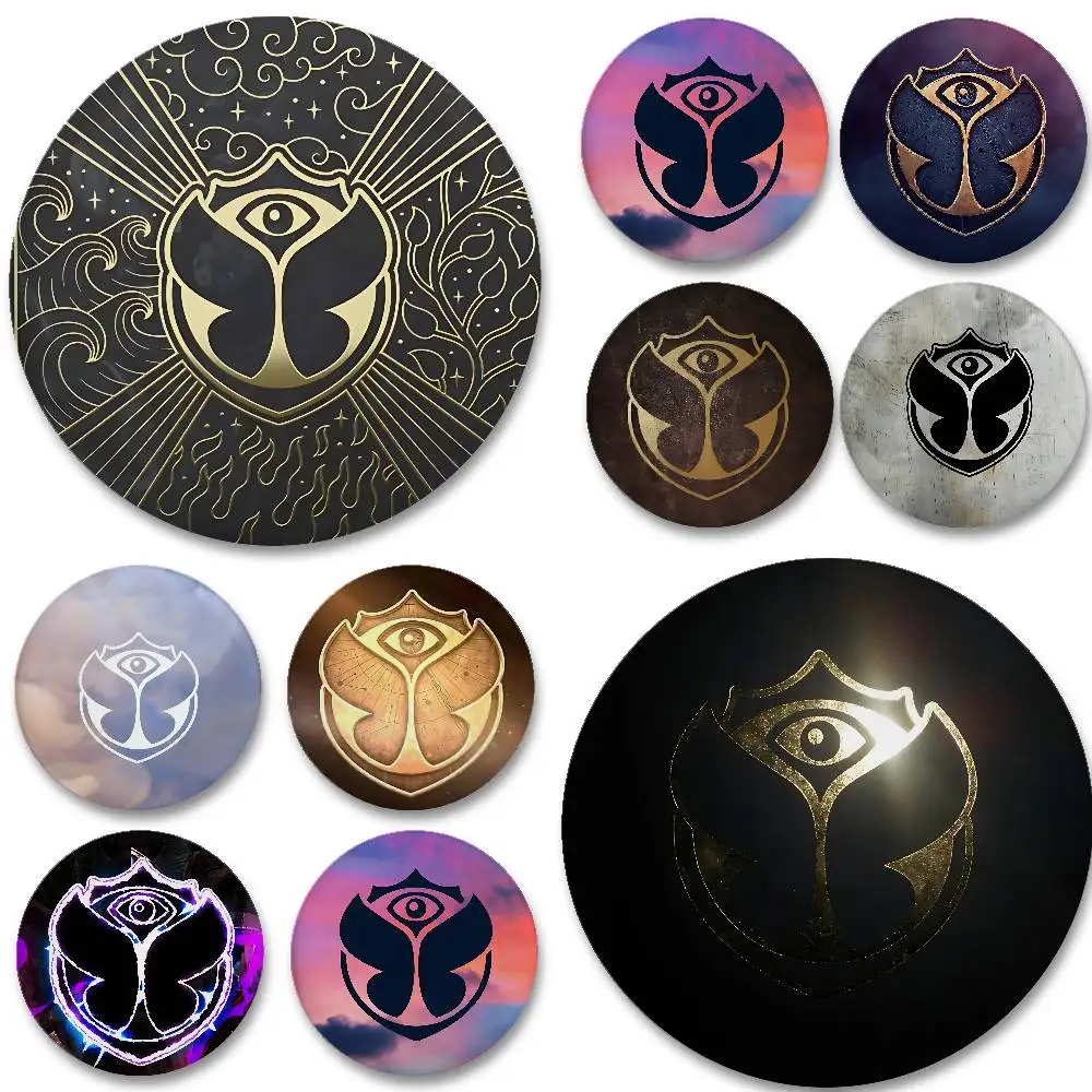 T-TomorrowlandS Abzeichen Weißblech Soft Button Pin Brosche Metall Abzeichen Benutzerdefinierte Schmuck Zubehör Hut Tasche Revers