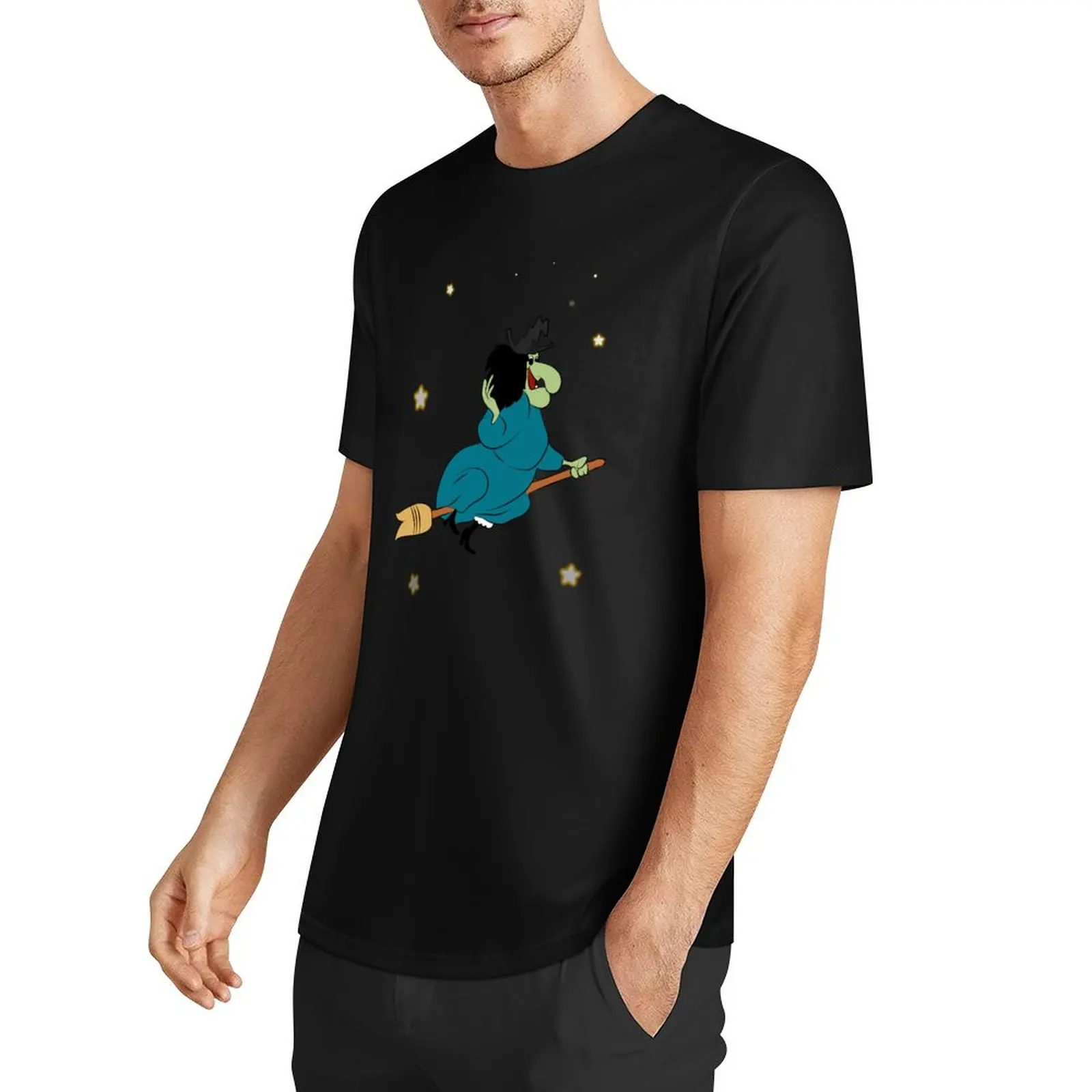 Looney Witch T-Shirt cotton graphic tees quick-drying mens graphic t-shirts