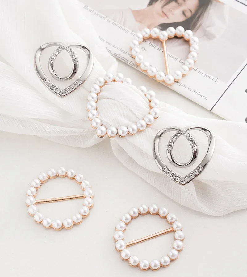 النساء هندسية بروش الملابس الزاوية عقدة زر حلقة قميص هيم تي شيرت وشاح مشبك الملابس اكسسوارات الديكور