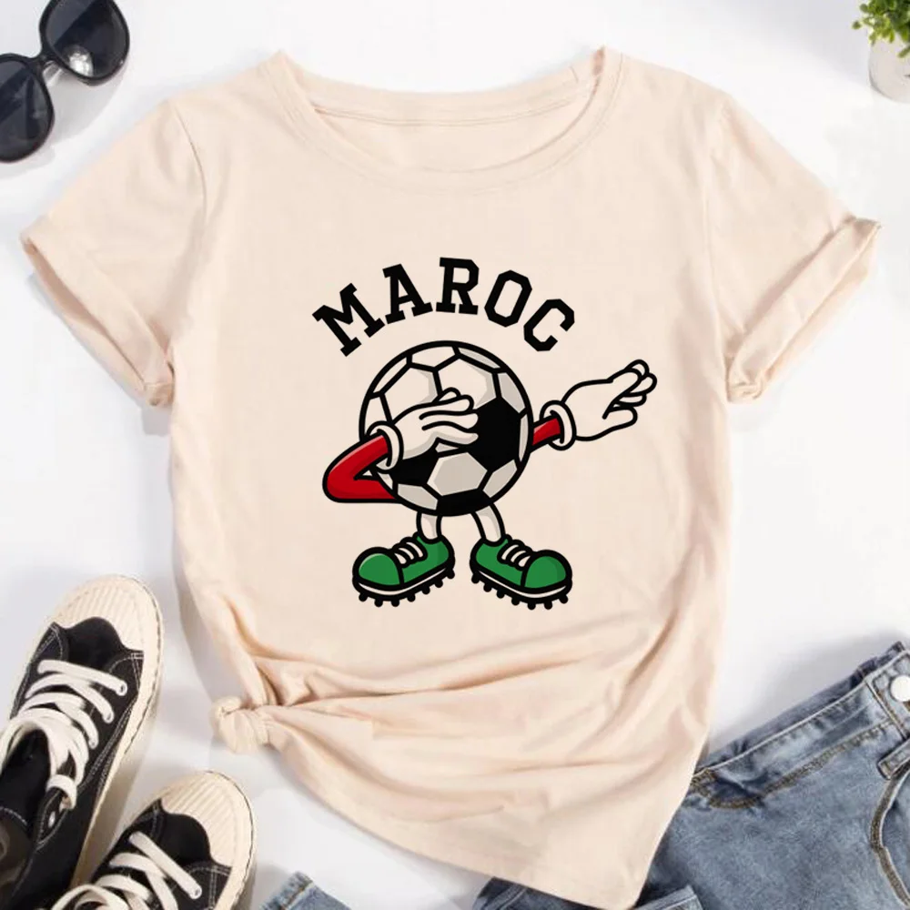 

Maroc Morocco tshirt women anime graphic Tee female streetwear funny clothes