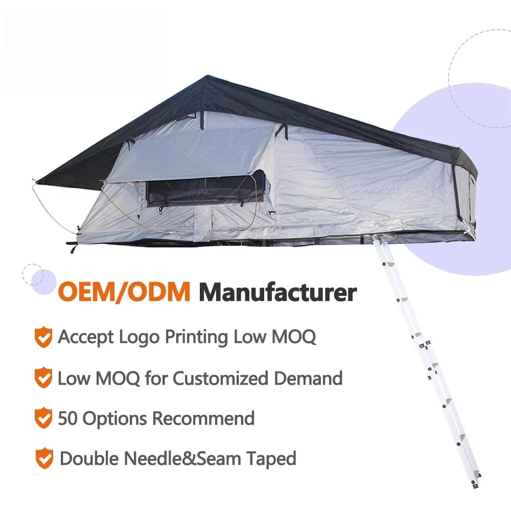 Roof Tent Room Camping Outdoor Road Trip SUV Car Rain and Dew Camp Fully Automatic Soft Top Vehicle Tent