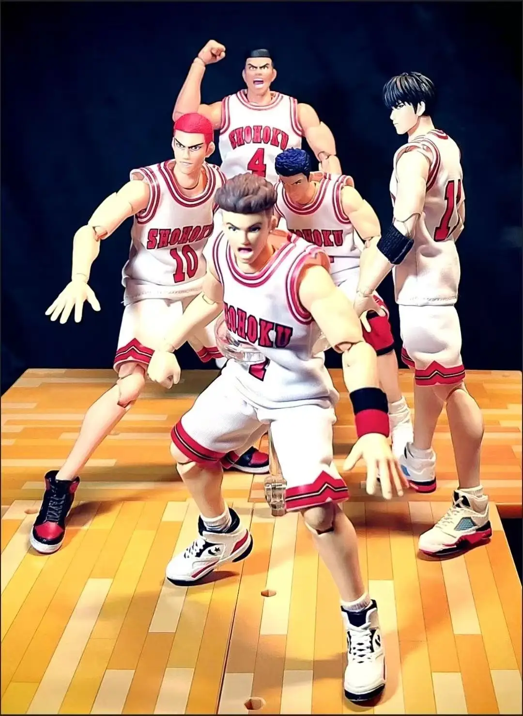 داسين/ألعاب رائعة/GT سلام دنك Hanamichi Sakuragi Kaede Rukawa Mitsui Hisashi Akagi Takenori Ryota Miyagi 1/12 PVC Action Figure