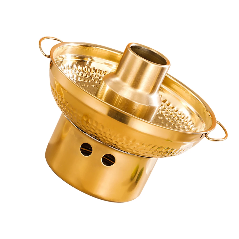 

Dessert Hot 20cm Golden Stainless Stainless Steel Cooking Pot Steel Sweet Fondue Bowl Single Portion Cooking Pan Kitchen Supply