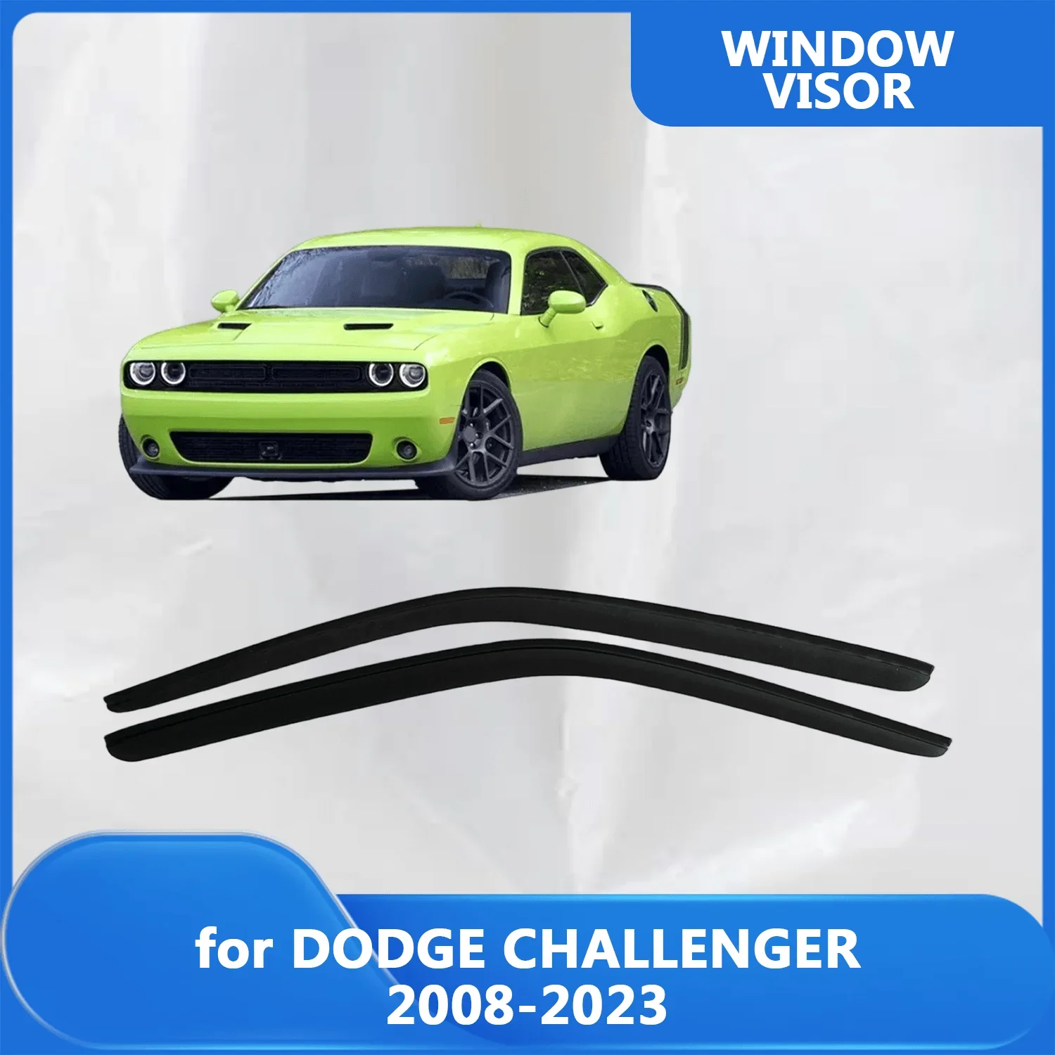 

Window Visor for DODGE CHALLENGER 2008-2015 2016-2023 Wind Deflectors Rain Guards Door Visor Vent Shades Ventvisor Sun Rain