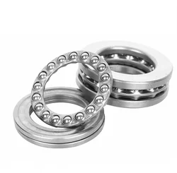1Pcs Thrust Ball Bearing 51100 51101 51102 51103 51104 51105 51106 304/440 Stainless Steel Plane Axial Bearing